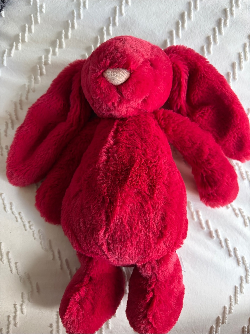Rare Christmas jellycat Jellycat Bright Red Plush Bunny